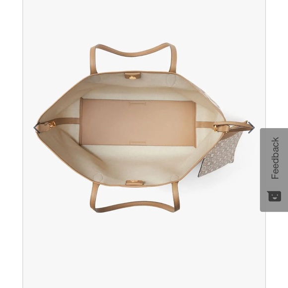 2 / KATE SPADE Sutton Spade Flower Monogram Coated Canvas Large Tote wri… - Picture 9 of 13